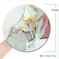 thumbnail image 2 of Round Mousepad, Beach Sunrise or Sunset Mouse Pad, Premium-Textured Small Mouse Mat with Waterproof Non-Slip Rubber Base for Laptop Computer Office Desk Accessories,7.9 x 7.9 inch, 2 of 4