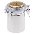 thumbnail image 2 of Classic Stainless Steel Tobacco Tin Cans Humidor with Humidometer for Gifts, 2 of 8