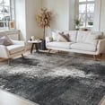 thumbnail image 2 of 5x7 Area Rug Non Slip Backing Low Pile Lightweight Washable Rug for Living Room Bedroom, Abstract Texture Machine Washable Indoor Carpet, Dusty Taupe, 2 of 5