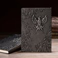 thumbnail image 4 of EGNMCR Diary NoteBook Notebooks for Work Retro Embossed Bird Pattern Notebook European A5 Notepad Stereo 100 Pages embossed notebook, 4 of 5