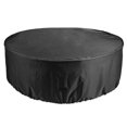 thumbnail image 1 of Housse Ronde pour Table de Patio, Housses de Meubles de Patio Imperméables, Housse pour Table et Chaises d'Extérieur, Noir, 2 Tailles, 1 of 5