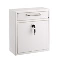 thumbnail image 1 of AdirOffice Boîte aux Lettres Murale Blanche Ultime Moyenne, 1 of 10