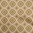 thumbnail image 1 of oneOone Georgette Viscose Light Brown Fabric Geometric Craft Projects Decor Fabric Printed By The Yard 42 Inch Wide, 1 of 5