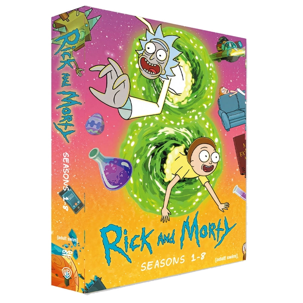 Rick and Morty The Seasons 1-8 (DVD) - English Only