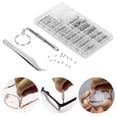 thumbnail image 4 of Yeacher Eyeglasses Repairing Kit Set Assorted Storage Box Design 1000PCS Screws and Pads for Watch Clock Spectacle Eyewear Repairing Portable, 4 of 8