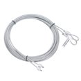 thumbnail image 1 of Unique Bargains 2 Packs 11.6ft 3.5M Garage Door Cable 3mm Diameter Torsion Spring Wire Cable, Galvanized Steel, 1 of 5