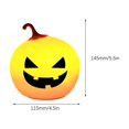 thumbnail image 3 of TopLLC Lampe de Nuit en Silicone Télécommandée, Lanterne Citrouille Halloween USB Lampe de Charge Colorée Lampe de Nuit de Vacances, 3 of 5