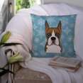 thumbnail image 3 of BB1657PW1414 Snowflake Boxer Coussin Décoratif en Tissu, 3 of 4
