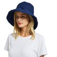 thumbnail image 1 of Womens Bucket Hat Summer Foldable Wide Brim Cotton Sun Hat Beach Hat, 1 of 7