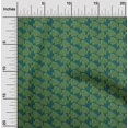 thumbnail image 1 of oneOone Viscose Jersey Fabric Fish Block Print Fabric BTY 60 Inch Wide, 1 of 5