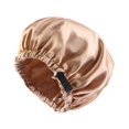 thumbnail image 1 of Chapeau Tressé Réversible Ajustable pour Femmes avec Perles, Style Musulman, Volant, Cancer, Bonnet Enveloppant, Bonnets de Nuit, Doublé Satin, Bonnets pour Cheveux, 1 of 1