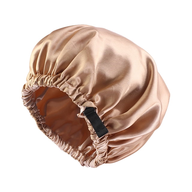 Chapeau Tressé Réversible Ajustable pour Femmes avec Perles, Style Musulman, Volant, Cancer, Bonnet Enveloppant, Bonnets de Nuit, Doublé Satin, Bonnets pour Cheveux