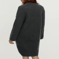thumbnail image 5 of Womens Long Cardigan Sweaters Open Front Long Sleeve Chunky Cable Knit Duster Outerwear Maxi Fall Sweater Jacket S-XL, 5 of 5