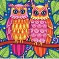 thumbnail image 2 of Ceaco - Groovy Animals - Owls - 750 Piece Interlocking Jigsaw Puzzle, 2 of 6