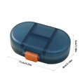 thumbnail image 3 of Portable Vitamin Organizer 8 Compartment Pill Box, Sealed Humidity Proof Case, Daily Supplement Storage for Travel Home Use, 3 of 9