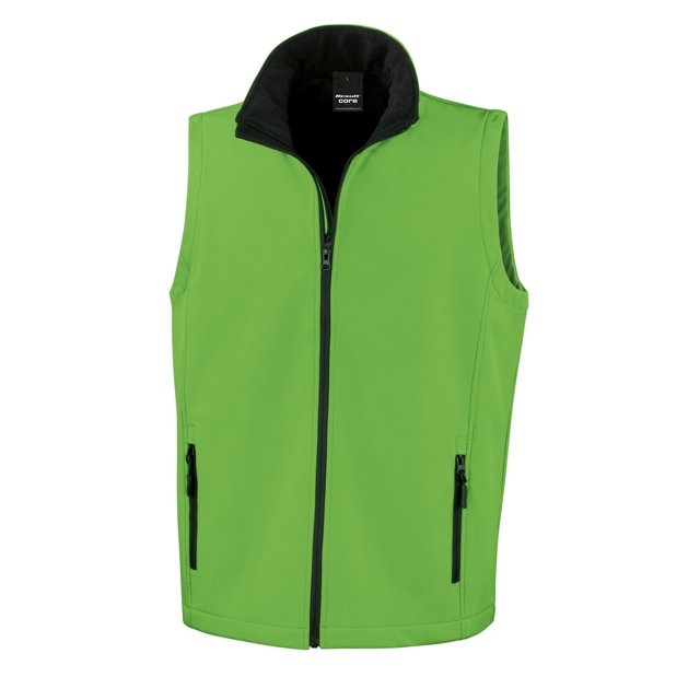 Result Bodywarmer Coquille Souple Imprimable de Base pour Hommes