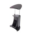thumbnail image 1 of Scranton & Co Chariot Ordinateur Portable Réglable en Hauteur de Luxe en Noir, 1 of 9