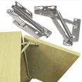 thumbnail image 3 of Lefu 2pcs/set 80 Degree Sprung Hinges Cabinet Door Lift Up Stay Flap Top Support Tool, 3 of 9