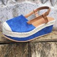 thumbnail image 5 of Leutsin Sandales d'Été Confortables pour Femmes Talon Compensé Chaussures de Plage Décontractées, 5 of 5