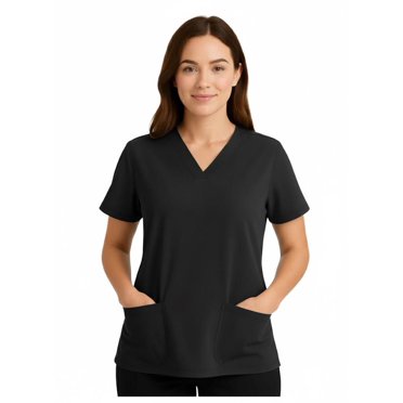 FLEX SCRUBS™ Ladies Scrubs V Neck Top