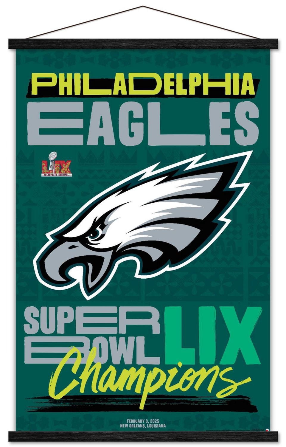 Logo de l'équipe NFL Philadelphia Eagles - Super Bowl LIX