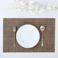 thumbnail image 2 of Unique Bargains 4/6pcs Heat Insulated Placemats Anti-slip Washable PVC Table Mats, 2 of 8