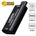 thumbnail image 1 of Dvkptbk Video Capture Card, Video Recording Card Wonderful 4K Hdmi To 1080P Usb C for Gaming Streaming Tv Recorder, for Windows Mac Os System Usb C Adapter To Adjust Ps4, Switch, Xbox1, 1 of 9