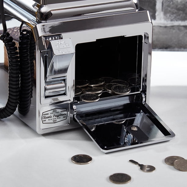 Ryan Bros. American Retro 1950's Payphone with Coin Bank Wall