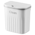 thumbnail image 3 of Lipstore Kitchen Compost Bin Trash Bin Waterproof Rubbish Container Hanging Small Trash White L, 3 of 8