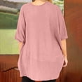 thumbnail image 3 of Plebaso Womens Plus Size Cardigan Short Sleeve Summer Cardigans Open Front Casual Blouses with Pockets, 3 of 7