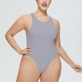 thumbnail image 2 of Yuyuzo Bodysuits for Women Belly Control Sleeveless Racerback Tank Top 1 Piece Crew Neck Rompers, 2 of 4