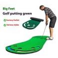 thumbnail image 3 of Putting Green Mats Set for Golf Putting Use, Included Mini Golf Putters Adjustable, Training Aid Put Cup Practicing Putt Green 90274cmBrushed Upgra, 3 of 5