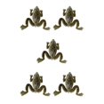 thumbnail image 2 of QualitChoice Appât Factice Surface Leurre Faible Résistance Forte Ténacité Fil d'Acier Biseauté Outils de Pêche Motif Écailles de Poisson Simulé Marron 5ensemble, 2 of 6