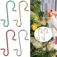 thumbnail image 1 of 100Pcs Christmas Hook S-Shaped Break Resistant Stainless Steel  Tree Ball Pendant Hanger Christmas Decorations, 1 of 9
