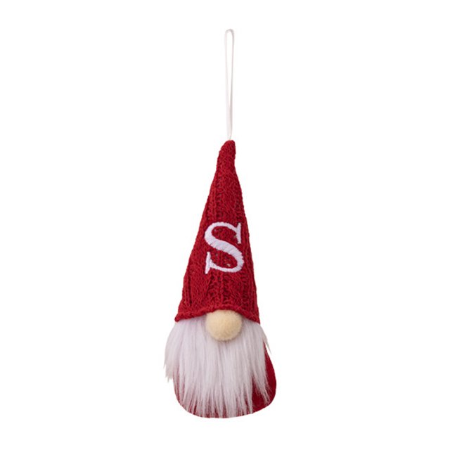 Birdeem Chapeau de Noël Pendentif Bébé Sans Visage Vieux Nain Rudolph Poupée
