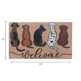 thumbnail image 2 of Coir Door Mat Dog Welcome, 2 of 3