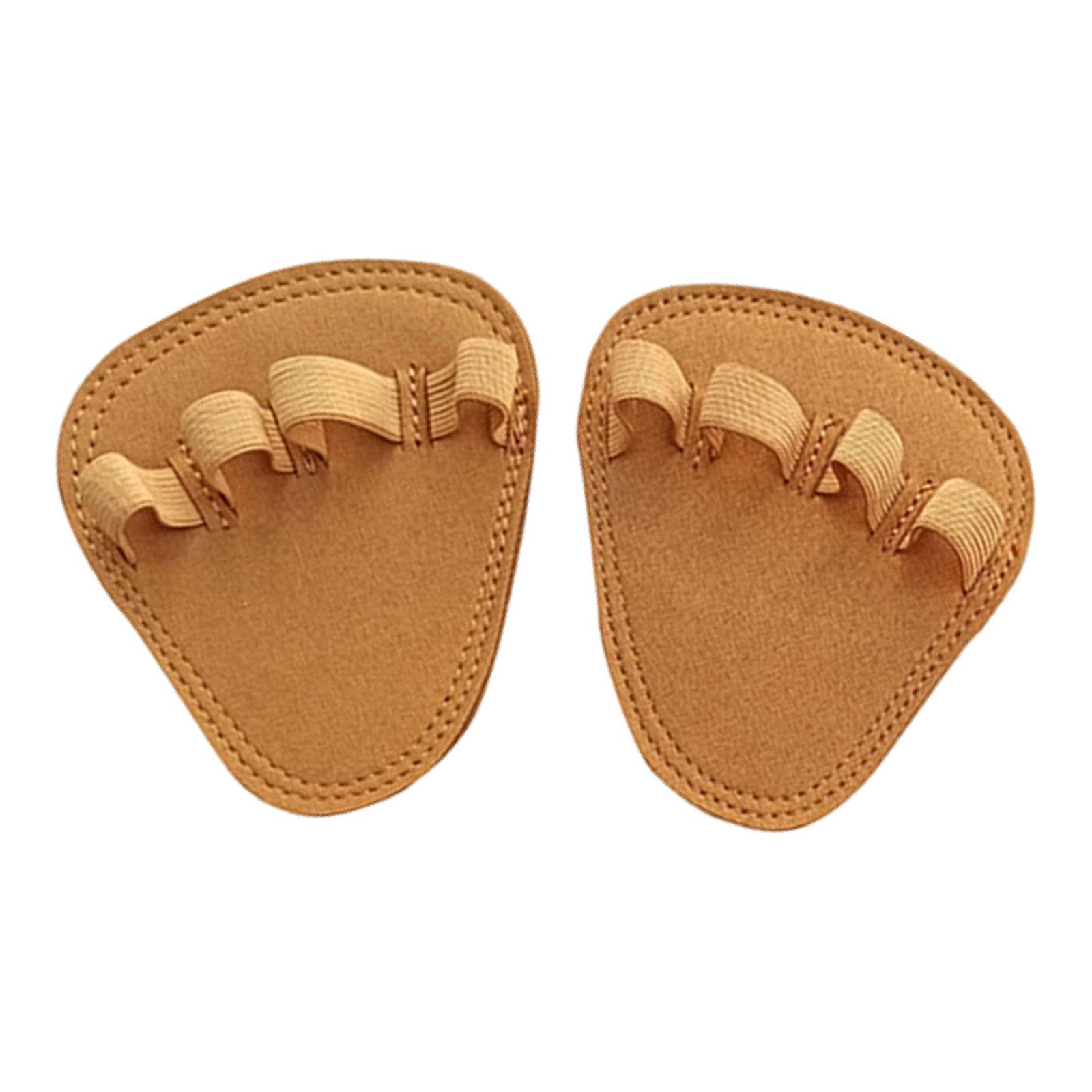 koolsoo Lifting Grip Pads Palm Guards Lifting Pads Workout Gloves Palm Protectors for Gym Weightlifting Sports Power Lifting Exercise Brown microfiber
