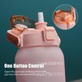 thumbnail image 3 of Yeacher 2L Water Bottle with Marker Straw Handle Leakproof Large Capacity Water Bottle Reusable Water, 3 of 8