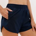 thumbnail image 2 of Yuyuzo Womens Workout Shorts High Waisted Athletic Running Active Sweat Shorts with Zipper Pockets, 2 of 3