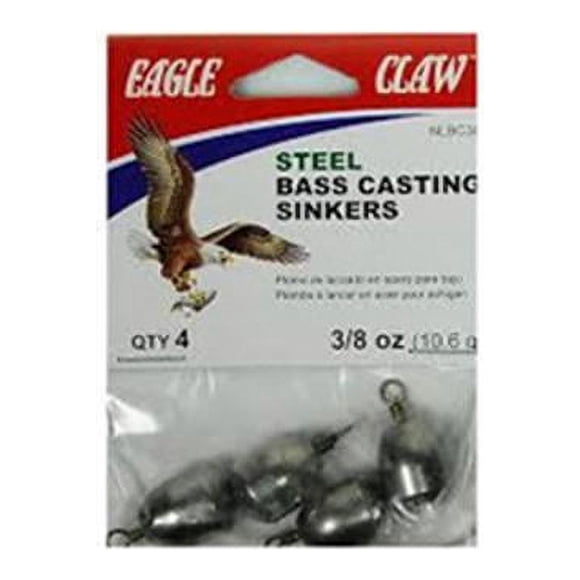 Bass Casting Sinker, 3/8 oz., 4-Pk. - NLBC38