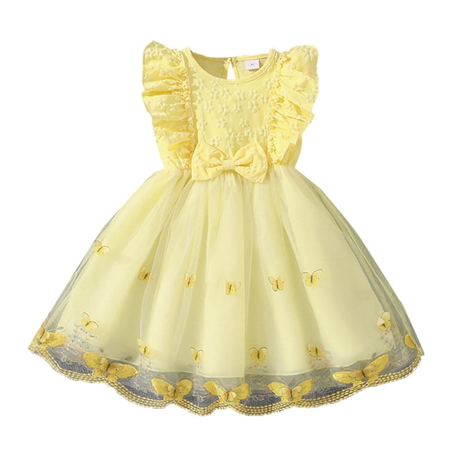 Girls Birthday Party Dress Polka Dots Embroidery Pageant Evening Gown for
