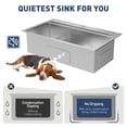 thumbnail image 2 of BeesClover Drop in Stainless Steel Sink, Single Bowl Top Mount Kitchen Sink, 2 of 9