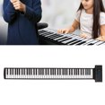thumbnail image 4 of Hand Roll Piano, Soft Keyboard Piano 100-240V Foldable 88 Keys  For Computer EU Plug, 4 of 8