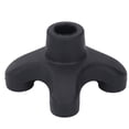 thumbnail image 2 of Cane Quad Base, Cane Tip 4 Prong Shock Absorbing ABS Rubber  for Stability for 19mm Canes, 2 of 7