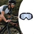 thumbnail image 4 of Almencla 2x Lunettes de Sécurité de Ski pour Neige Lunettes Anti-Buée Lunettes de Protection pour Moto Argent 2 Pcs, 4 of 7
