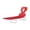 Red, variant on Outsunny Outdoor Lounge Chair, Adjustable Folding Chaise Lounge with Face Cavity, Tanning Chair Sun Lounger Bed Recliner, Blue