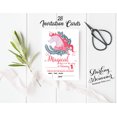 thumbnail image 3 of Darling Souvenir White Birthday Invitation Card Printable Fill or Write In Blank Invites Party Supplies Pack Of 28 5 x 7 Inches, 3 of 5