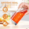 thumbnail image 3 of 48 PCS Regular Mouth Mason Jar Lids and Rings, Reusable Leakproof Canning Lids with Silicone Seals | Split-Type Design for Easy Replacement (Regular Mouth), 3 of 7