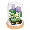 thumbnail image 2 of MesaSe DIY Bouquet Immortal Flower Assembled Granular Building Block Model Toy Children‘S Girl Gift, 2 of 10