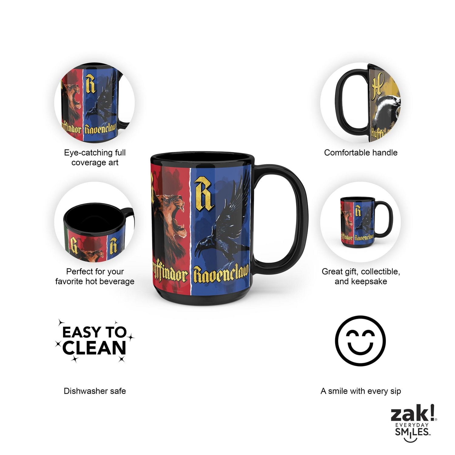 Zak Designs Harry Potter 15oz Ceramic Mug